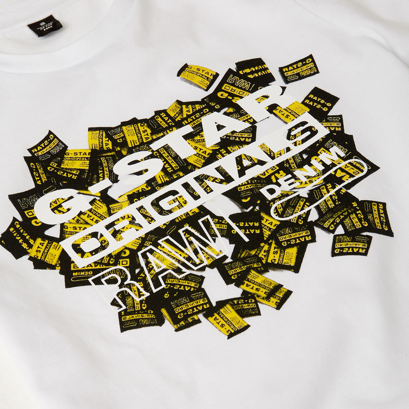 G-Star RAW® Camiseta Graphic Blanco