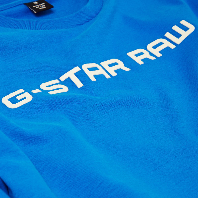 G-Star RAW® Camiseta Azul intermedio detail shot