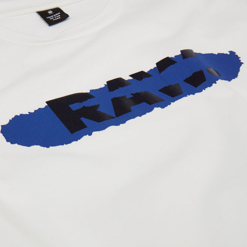 G-Star RAW® T-Shirt Graphic Beige detail shot