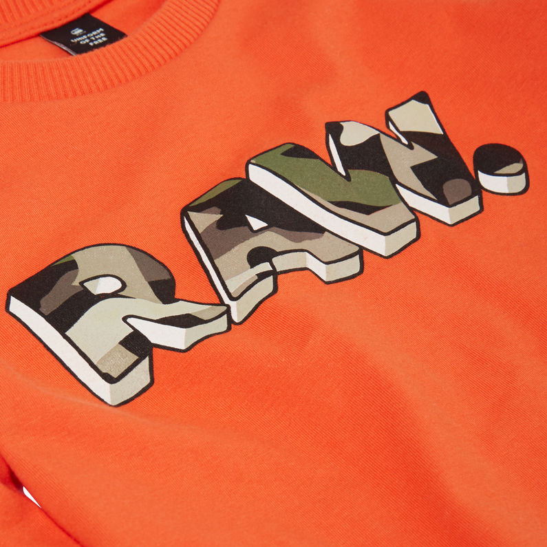 G-Star RAW® Camiseta Graphic Rojo detail shot