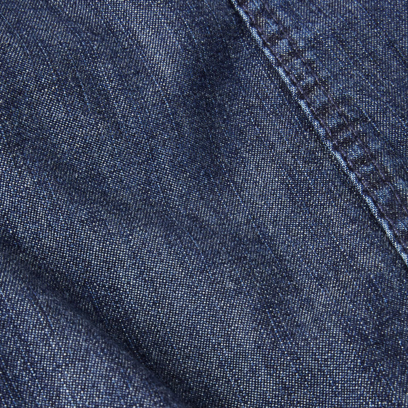 G-Star RAW® 3301 Denim Shirt Donkerblauw fabric shot