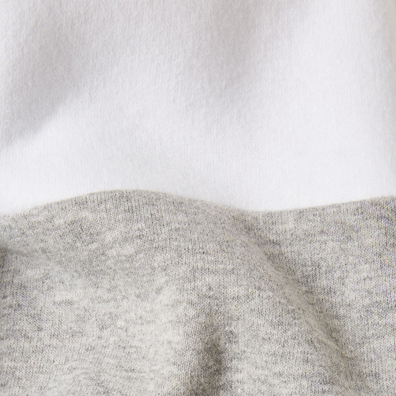 G-Star RAW® Sudadera Graphic Logo Gris fabric shot