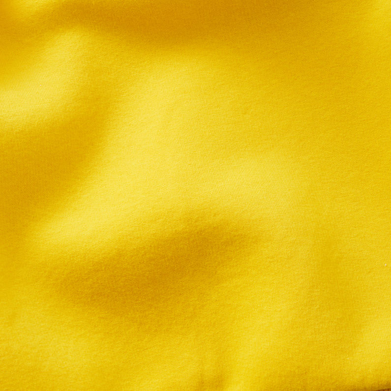 G-Star RAW® Sweatshirt mit Kapuze Gelb fabric shot
