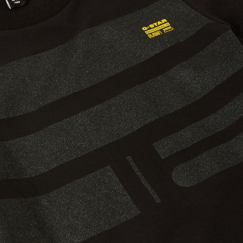 G-Star RAW® Graphic T-Shirt Black detail shot