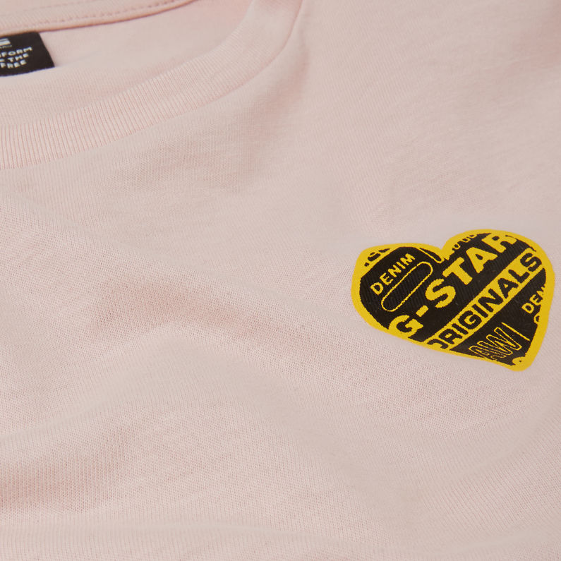 G-Star RAW® T-Shirt Pink detail shot
