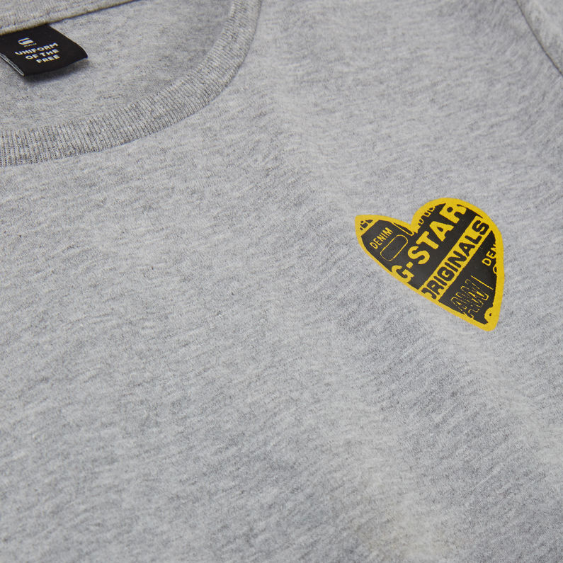 G-Star RAW® T-Shirt Grey detail shot