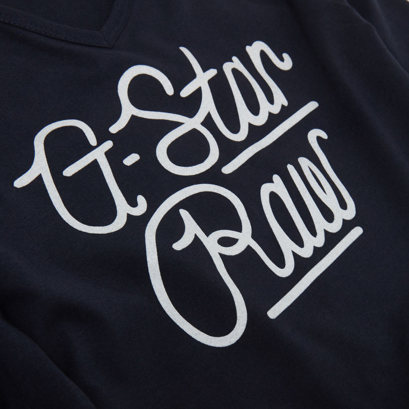 G-Star RAW® Graphic T-Shirt Donkerblauw