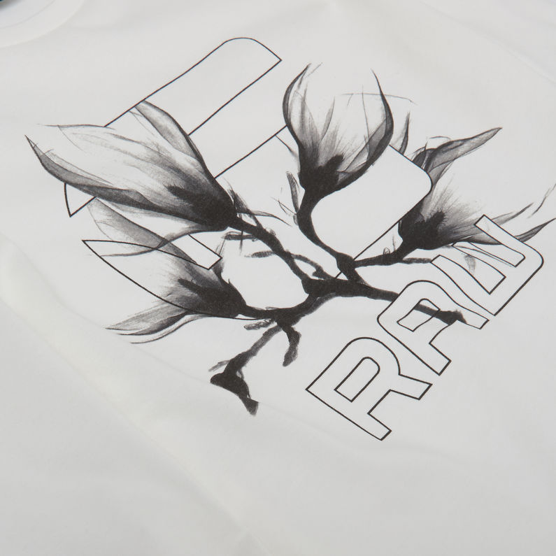 G-Star RAW® Graphic T-Shirt Beige detail shot