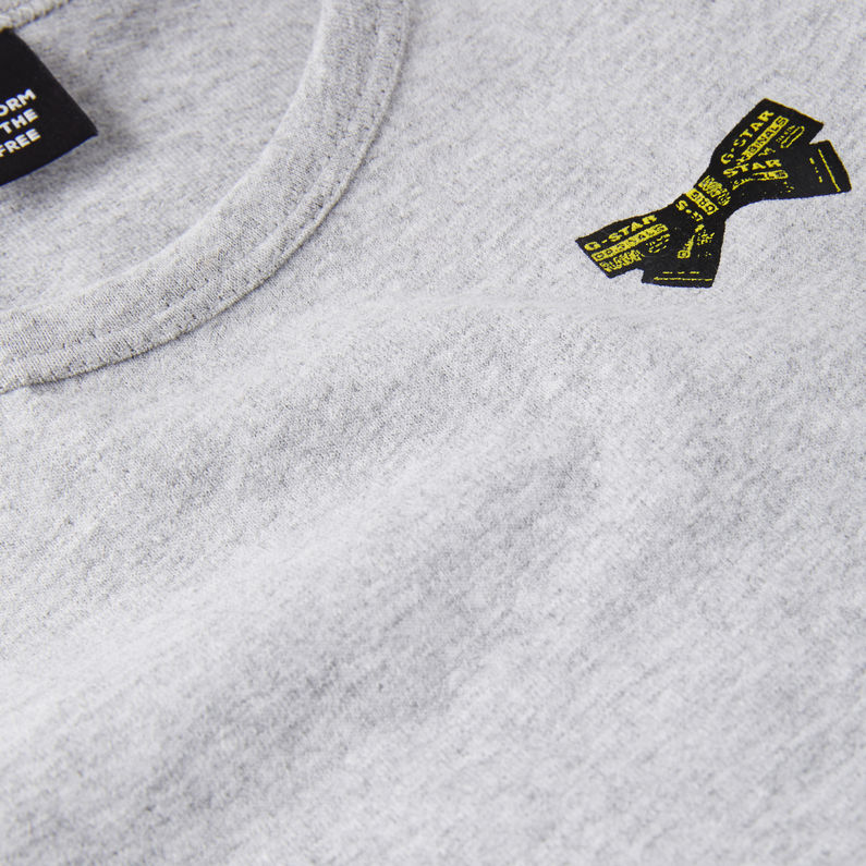 G-Star RAW® Graphic T-Shirt Grey detail shot