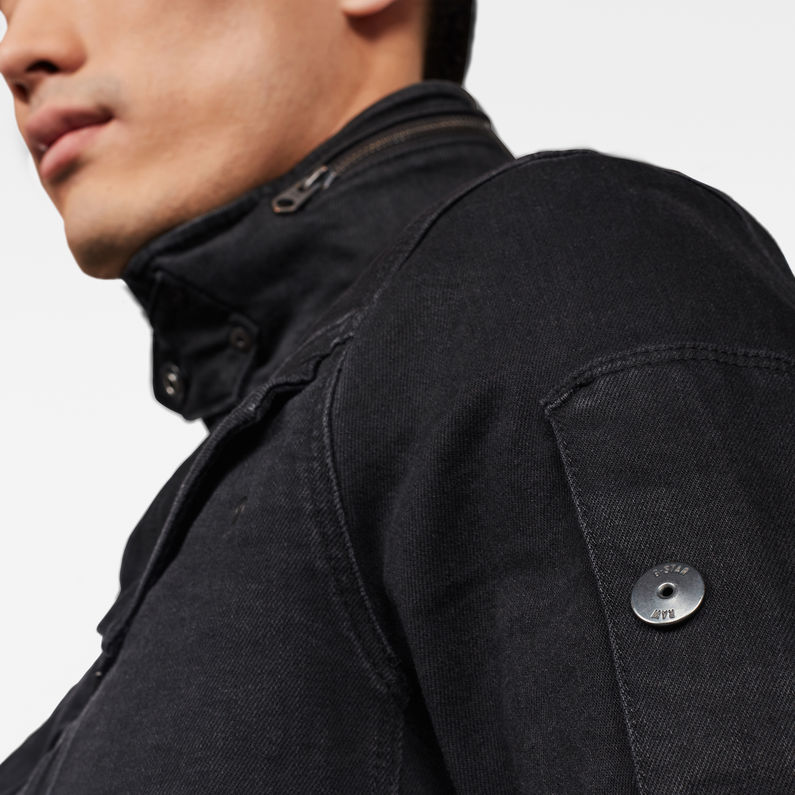 G-Star RAW® Slim Jacket Black detail shot