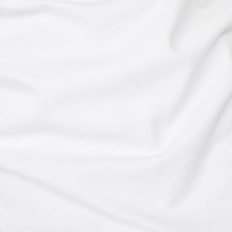 G-Star RAW® Graphic 10 T-Shirt White fabric shot