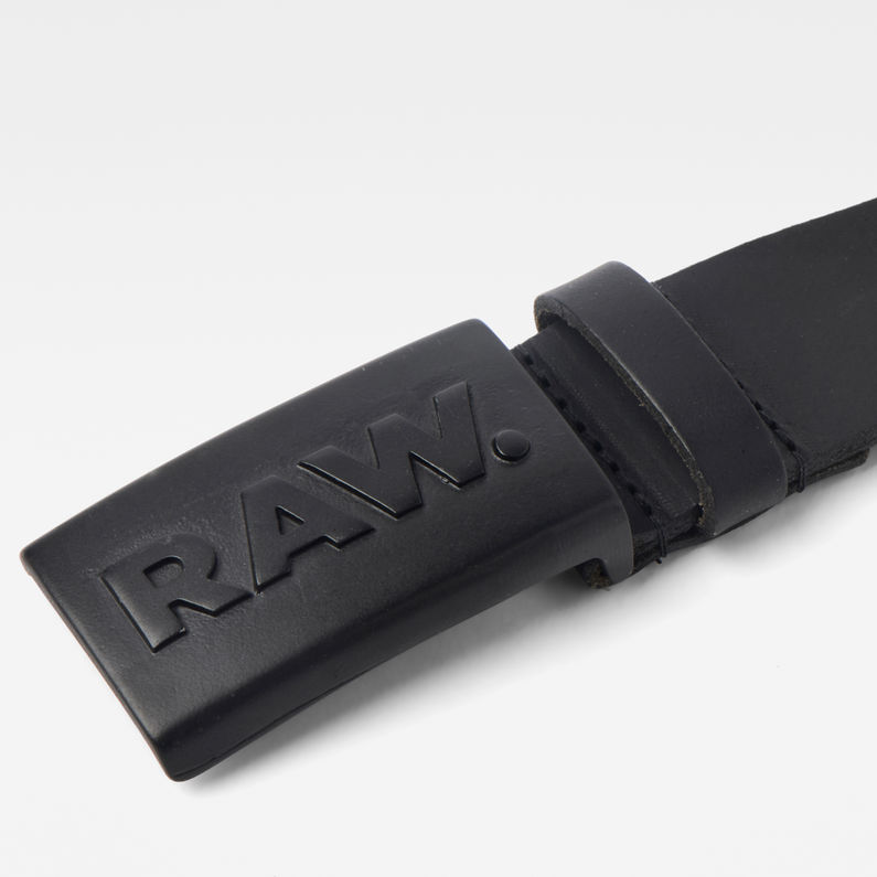 G-Star RAW® Cinturón de aguja Data Negro detail shot buckle