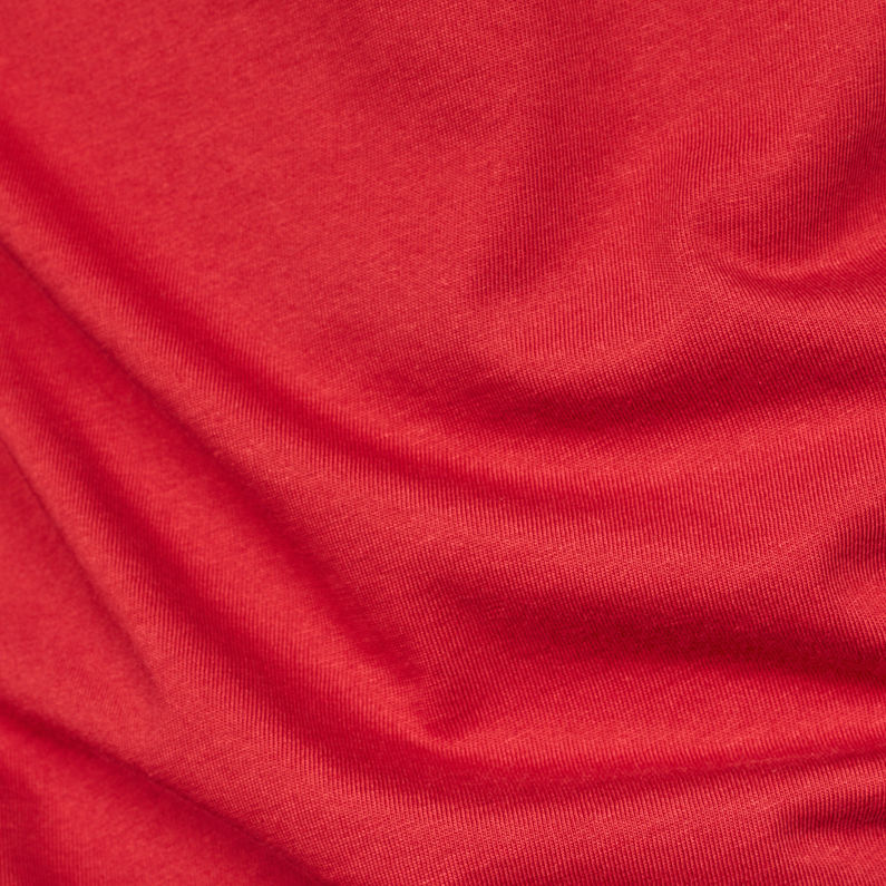 G-Star RAW® Graphic 8 T-Shirt Red fabric shot