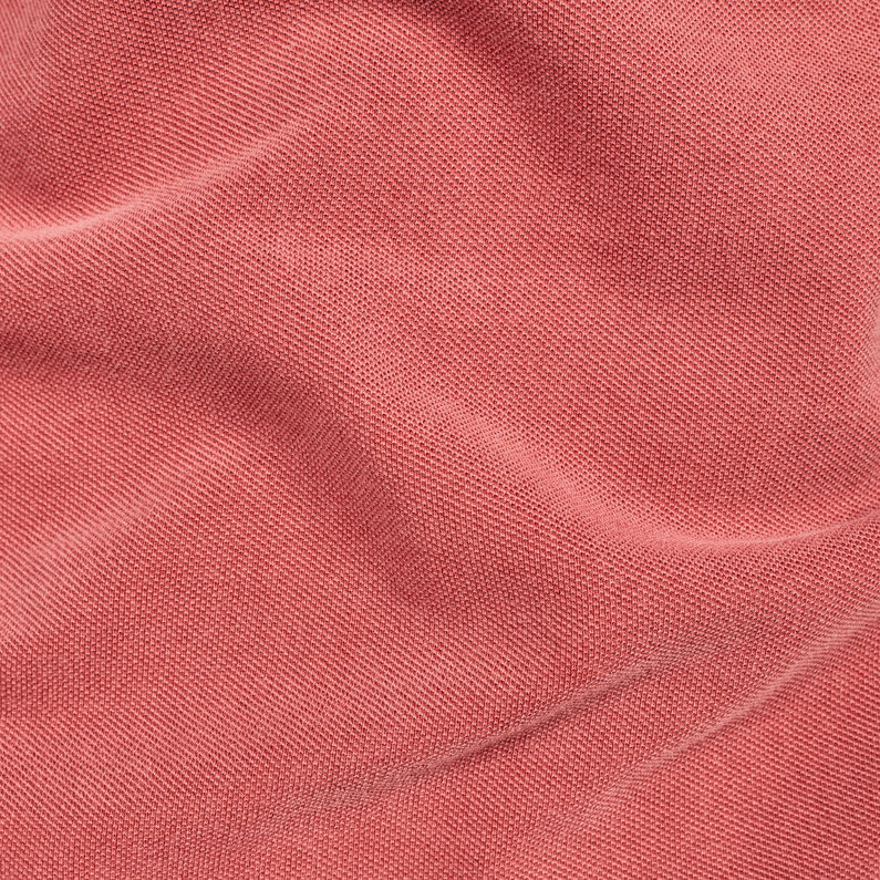G-Star RAW® Polo Halite Rojo fabric shot
