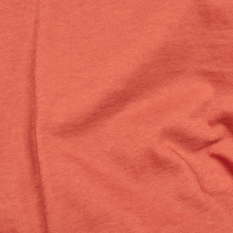 G-Star RAW® Graphic 22 Optic Slim Top Orange fabric shot