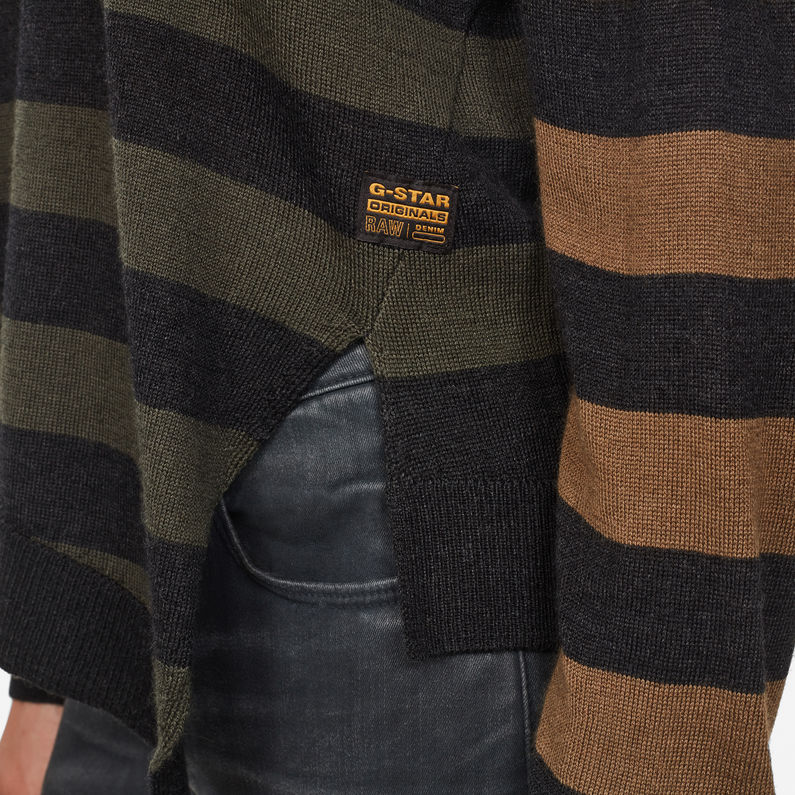 G-Star RAW® Asymmetric Sweater Black detail shot