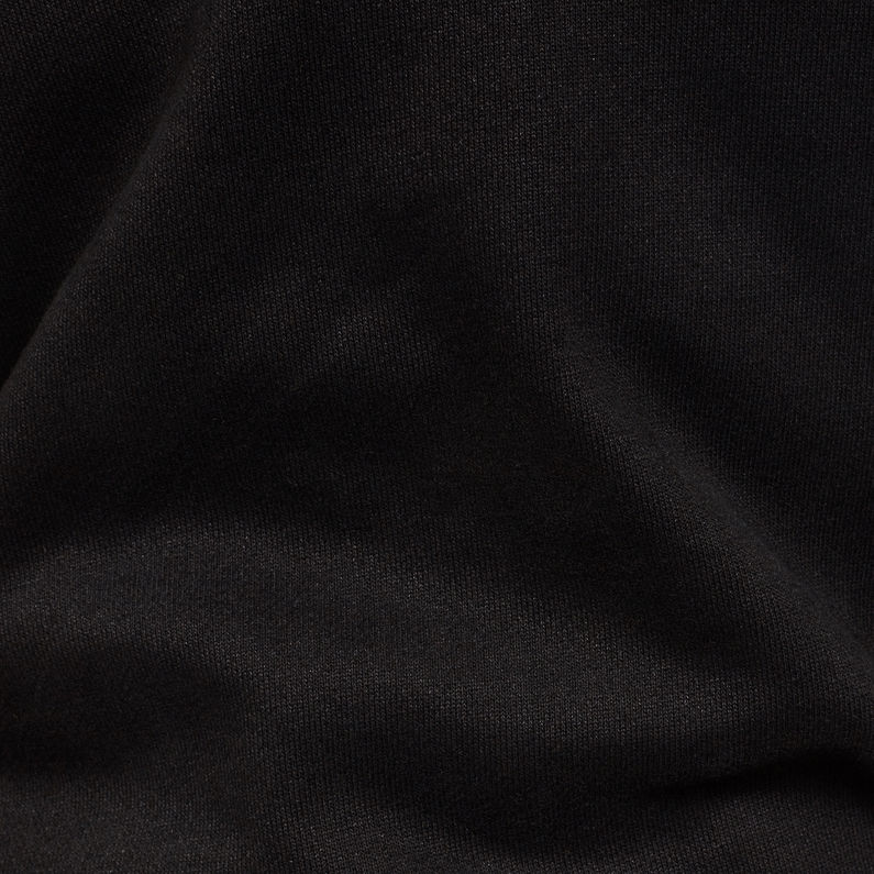 G-STAR® Fisure Slim Sweater Black fabric shot