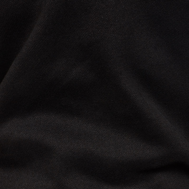 G-Star RAW® Fisure Slim Sweater Black fabric shot