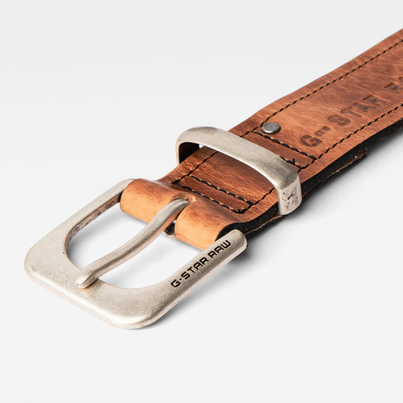 G-Star RAW® Cinturón Drego Marrón detail shot buckle