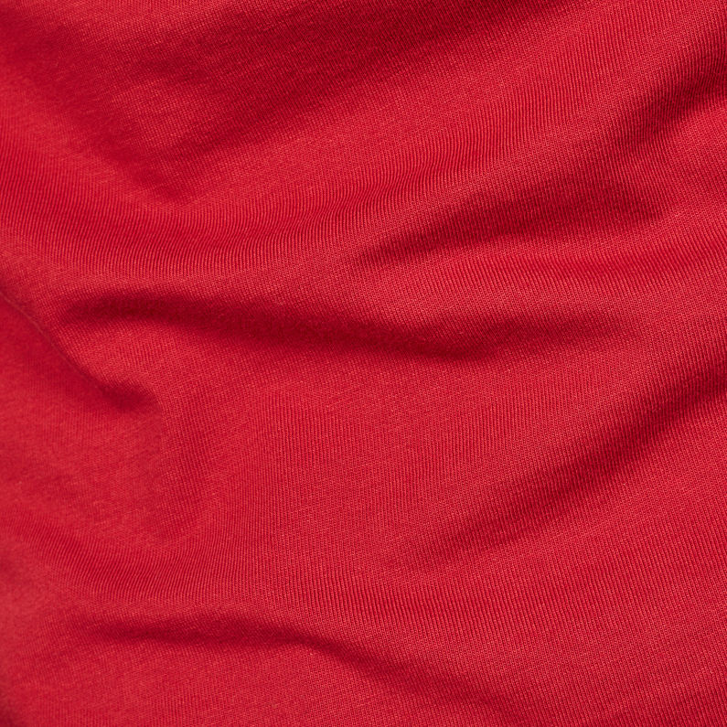 G-Star RAW® T-shirt Graphic 4 Slim Rouge fabric shot