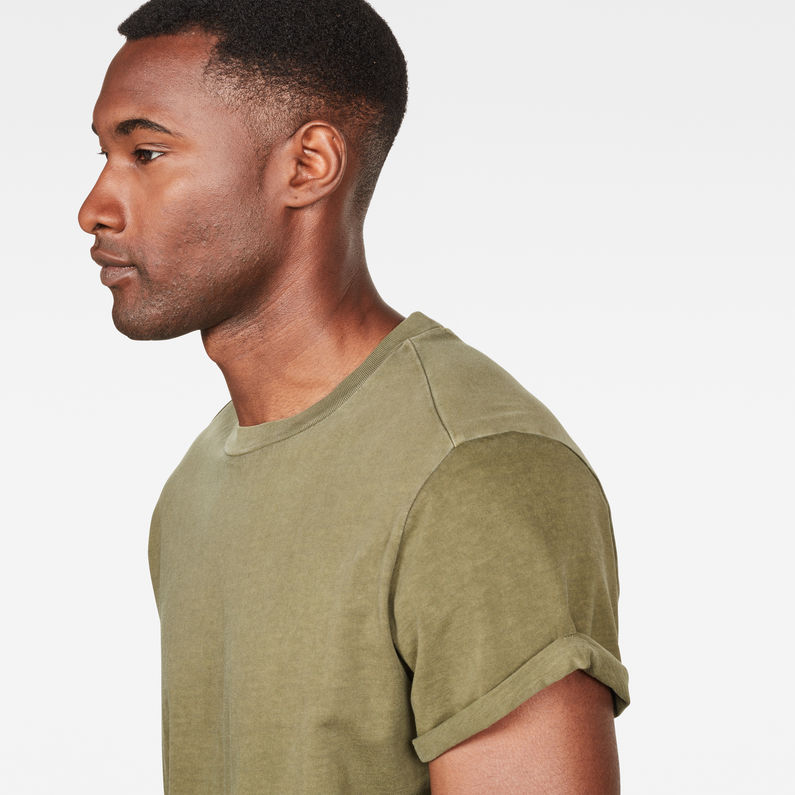 G-Star RAW® Swando Relaxed T-Shirt Green detail shot