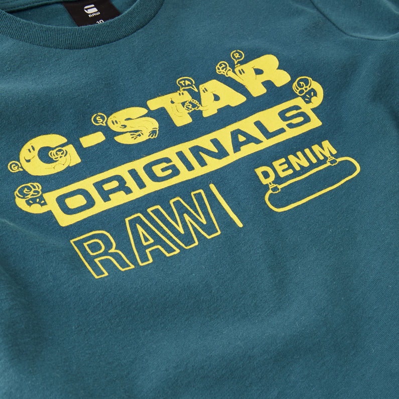 G-Star RAW® T-Shirt Green detail shot