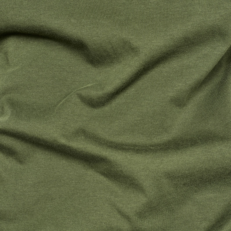 G-Star RAW® Shelo T-Shirt Green fabric shot