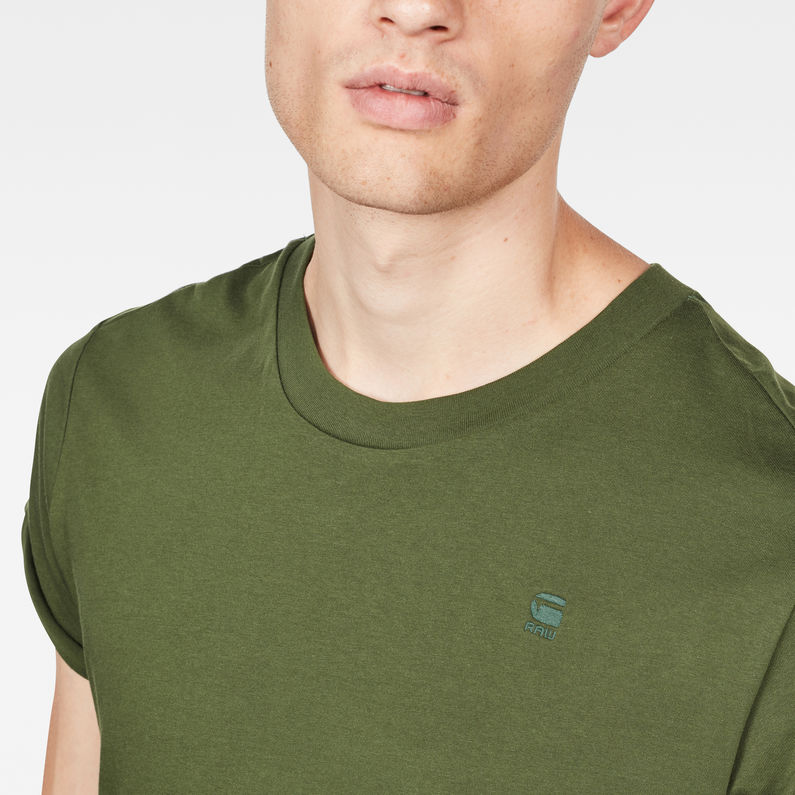 G-Star RAW® Shelo T-Shirt Green detail shot