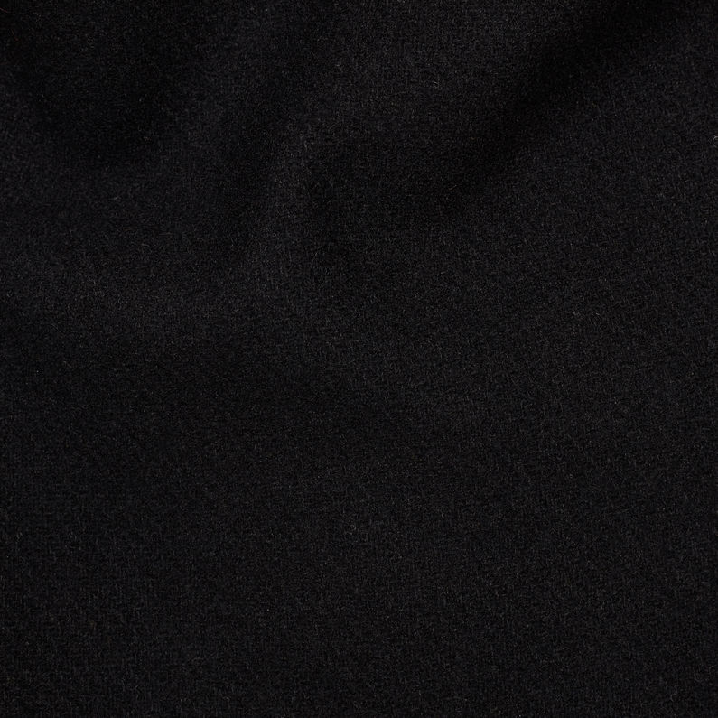 G-Star RAW® Abrigo Varve Wool Negro fabric shot