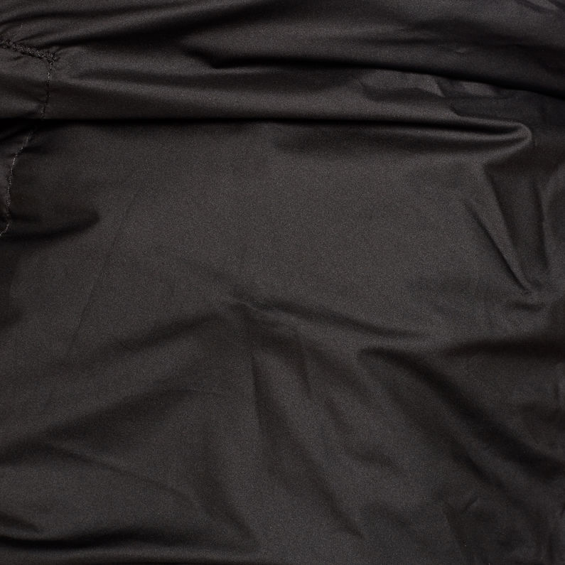 G-Star RAW® Abrigo Whistler Slim Down Long Negro fabric shot