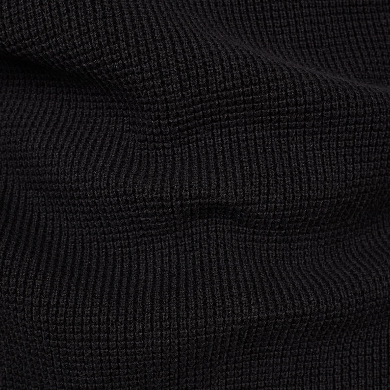 G-Star RAW® Axler Zip Through Knit Grey fabric shot
