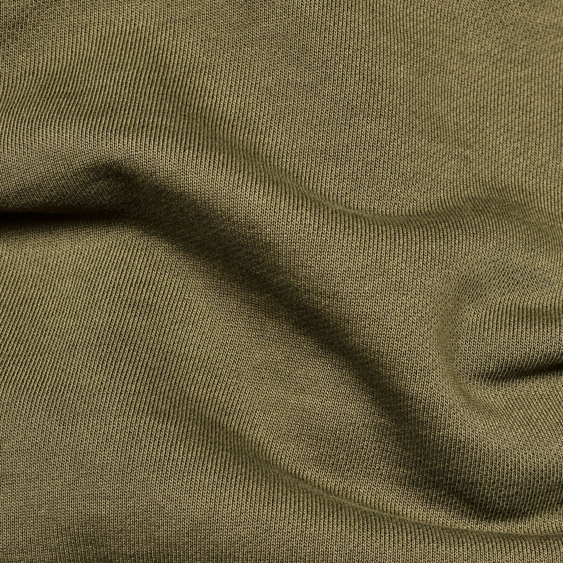 G-Star RAW® Graphic 16 Core Sweater Green fabric shot