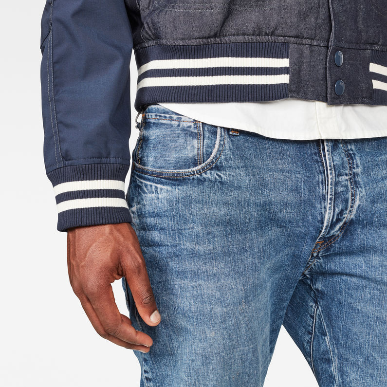 G-Star RAW® Short Arc 3D Bleu moyen detail shot buckle