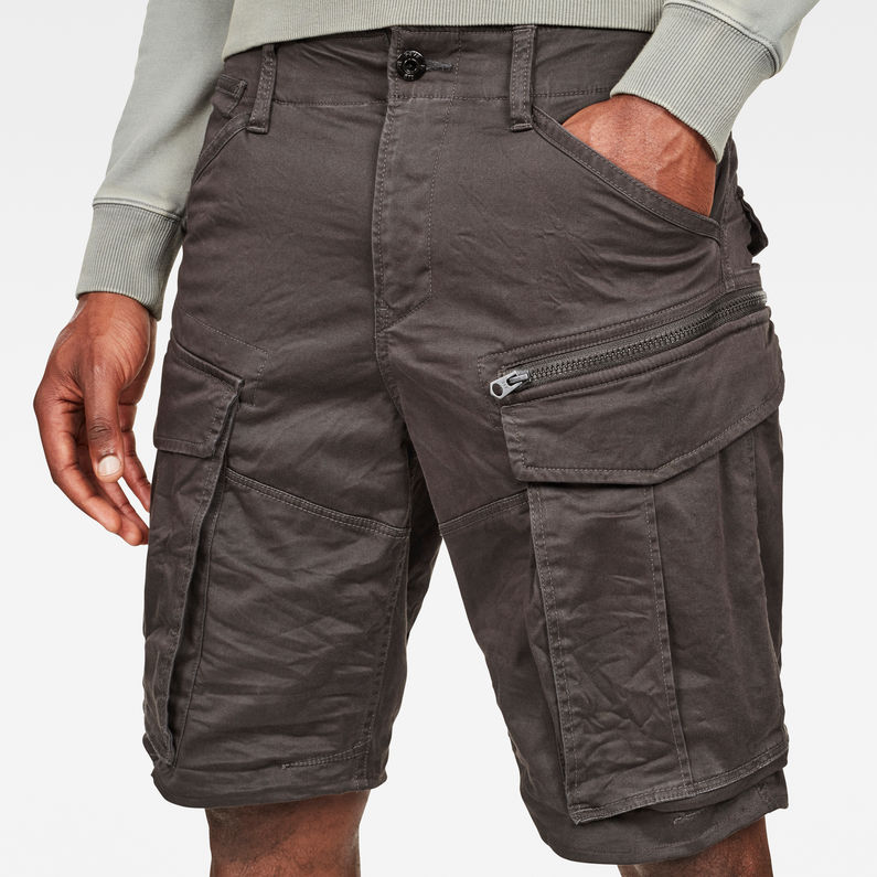 G-Star RAW® Rovic Zip 1/2 Shorts Grey detail shot