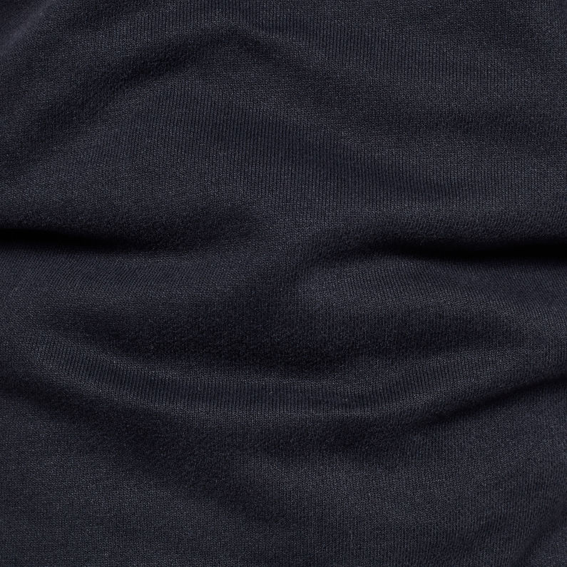 G-Star RAW® Sweat Graphic 22 Boyfriend Slit Bleu foncé fabric shot