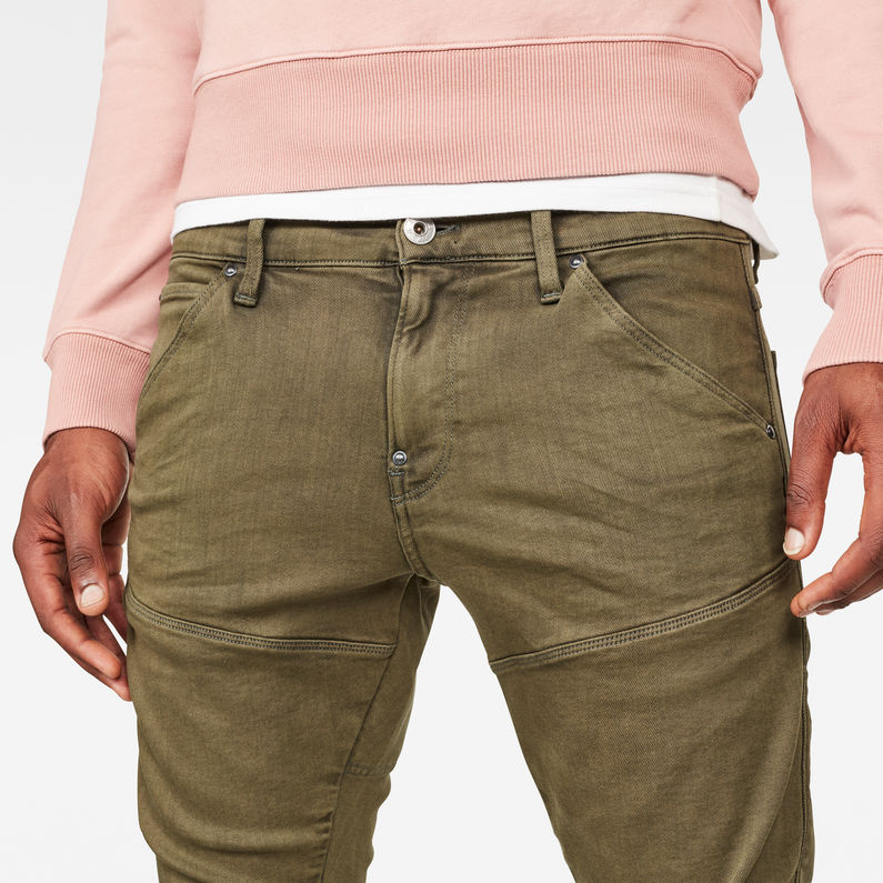 G-Star RAW® 5620 3D Skinny Colored Jeans Green detail shot