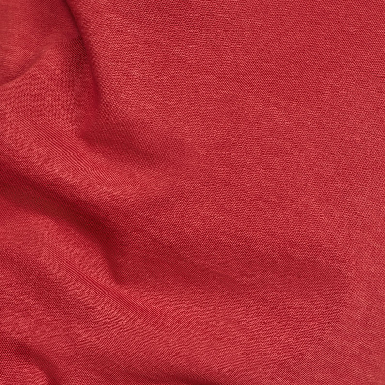 G-Star RAW® Muon Pocket T-Shirt Red fabric shot