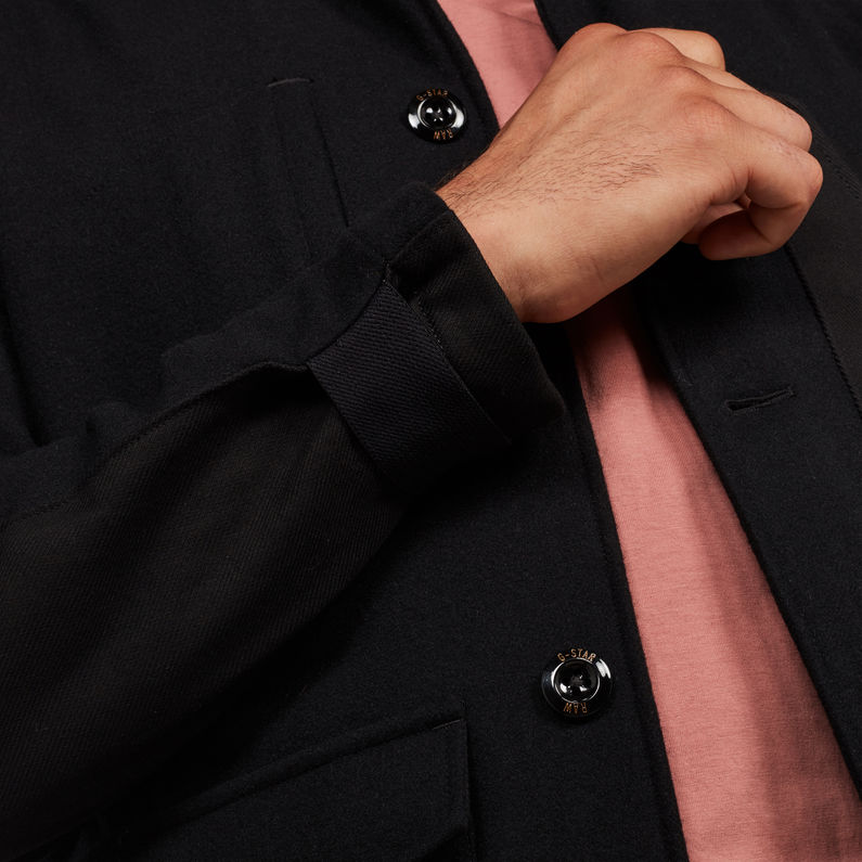 G-Star RAW® Veste Scutar Utility Padded Noir detail shot