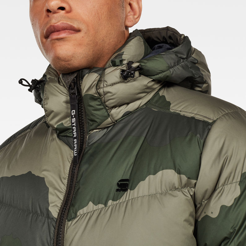 G-STAR® Chaqueta Whistler Down Puffer Verde detail shot
