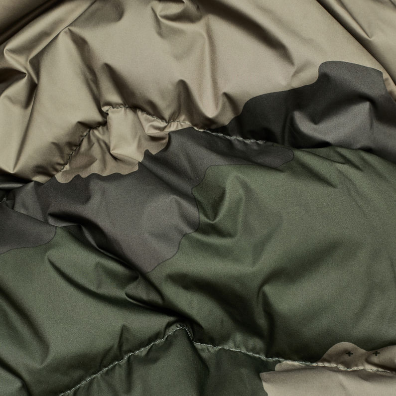 G-STAR® Whistler Down Steppjacke Grün fabric shot