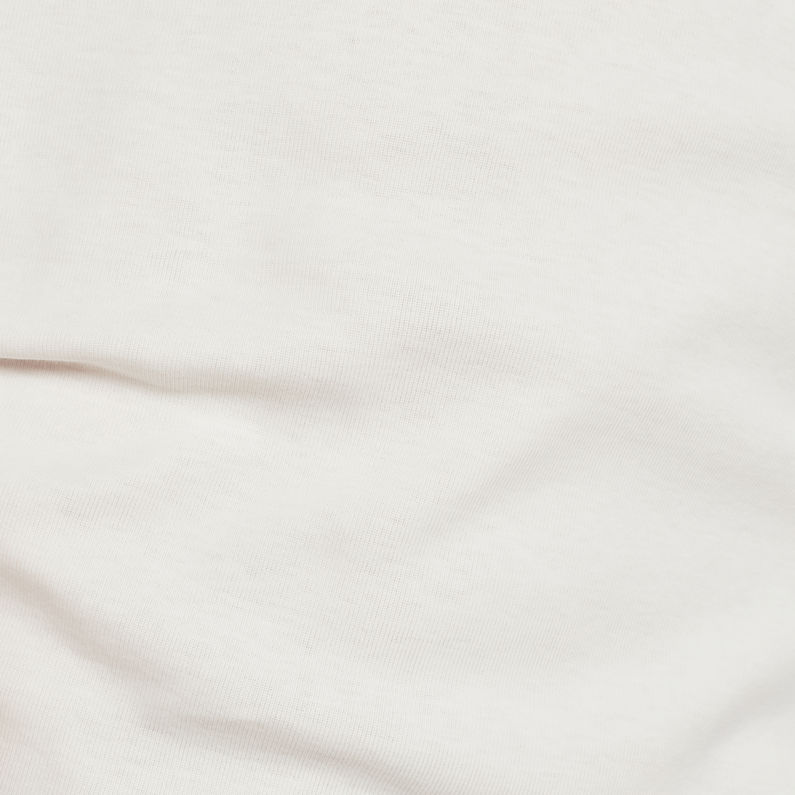G-Star RAW® Ardor Granddad Slim T-Shirt Beige fabric shot