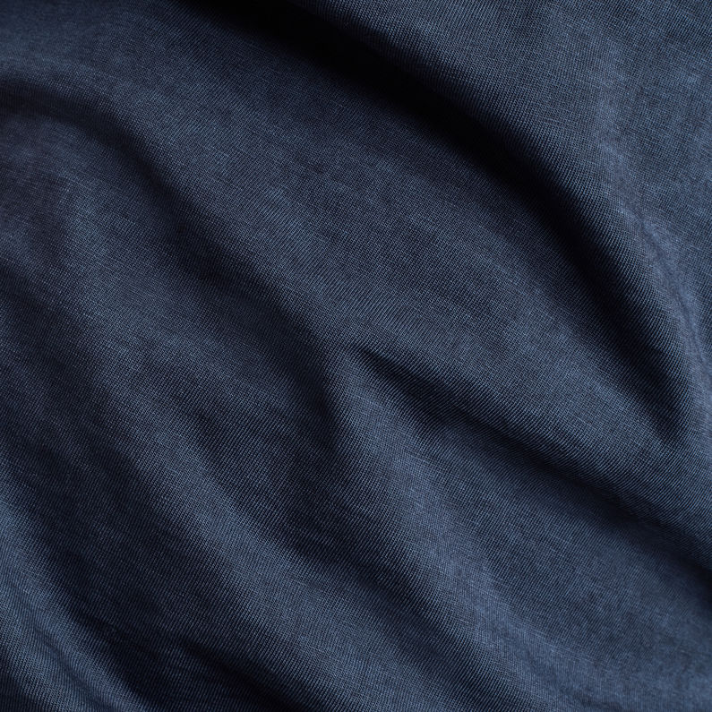 G-Star RAW® T-shirt Muon Pocket Bleu foncé fabric shot