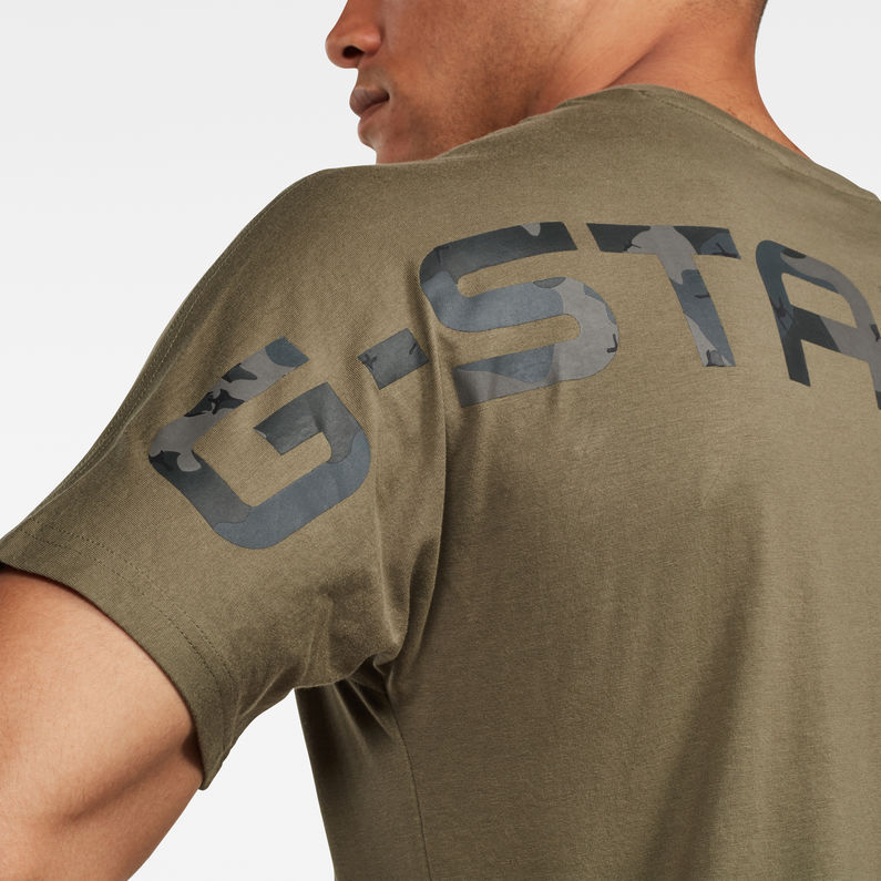 G-Star RAW® Camiseta Korpaz-S Verde detail shot