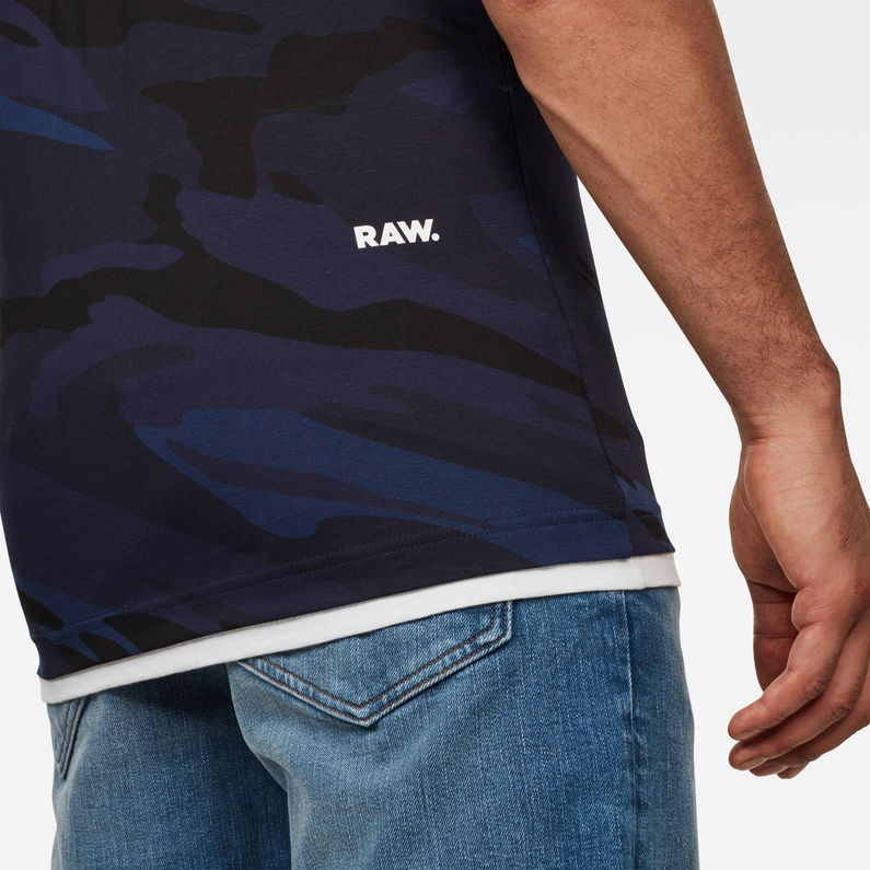 G-Star RAW® Zeabel Multi Colored T-Shirt detail shot