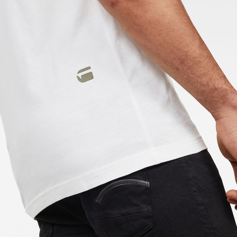 G-Star RAW® Wyna Graphic T-Shirt Wit detail shot