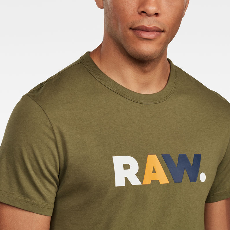 G-Star RAW® T-shirt Wyna Graphic Vert detail shot