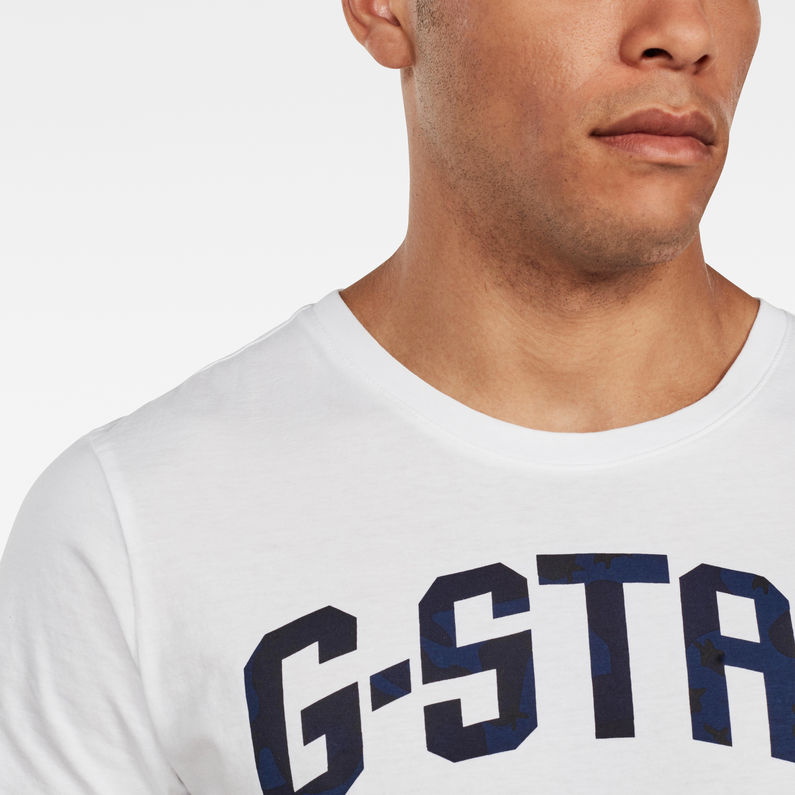 G-Star RAW® Graphic 22 T-Shirt White detail shot