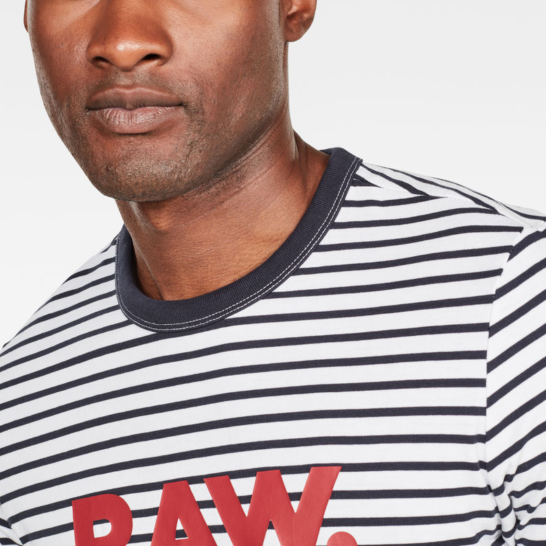G-Star RAW® Resistor T-Shirt Medium blue detail shot