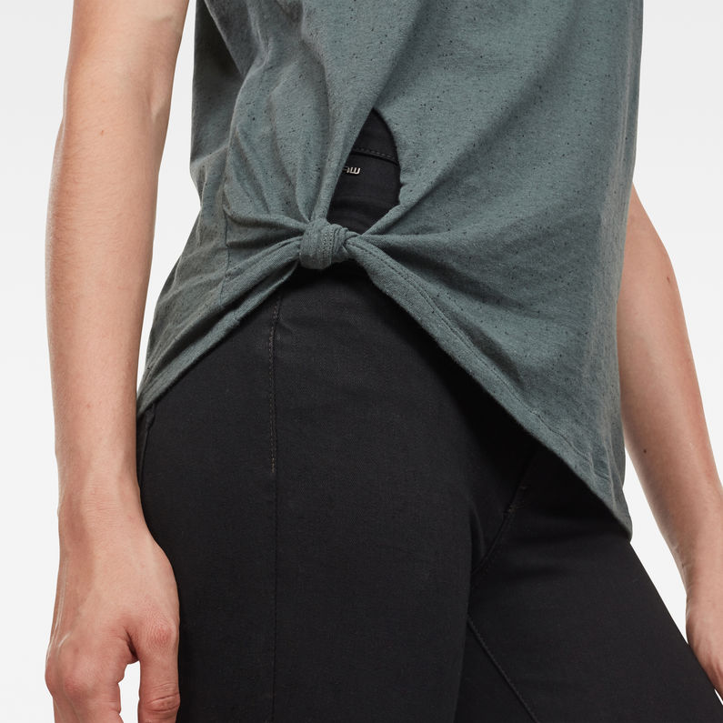 G-Star RAW® Caper Knotted Top Black