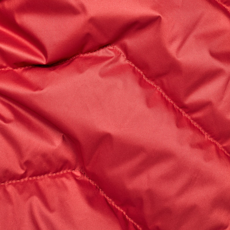 G-Star RAW® Whistler Slim Down Coat Red fabric shot